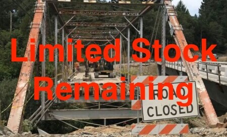 Reclaimed Redwood Bridge Timbers