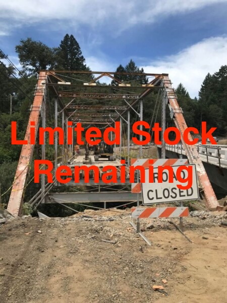 Reclaimed Redwood Bridge Timbers